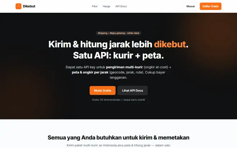 Halaman utama Dikebut