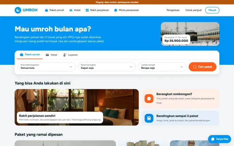Halaman utama Saya Umroh